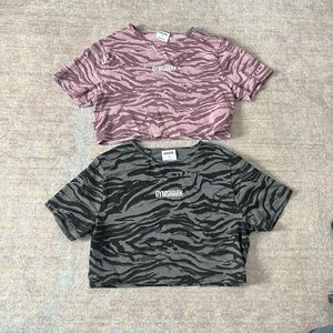 Gymshark Animal crop tops
